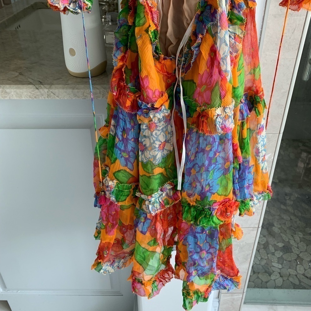 Zimmermann Riders Frill Mini Dress - Picture 4 of 13